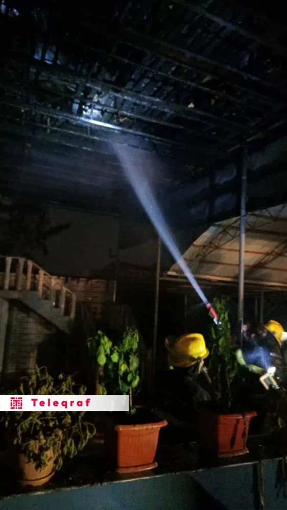 Cəlilabadda toy günü evdə yanğın oldu - FOTO