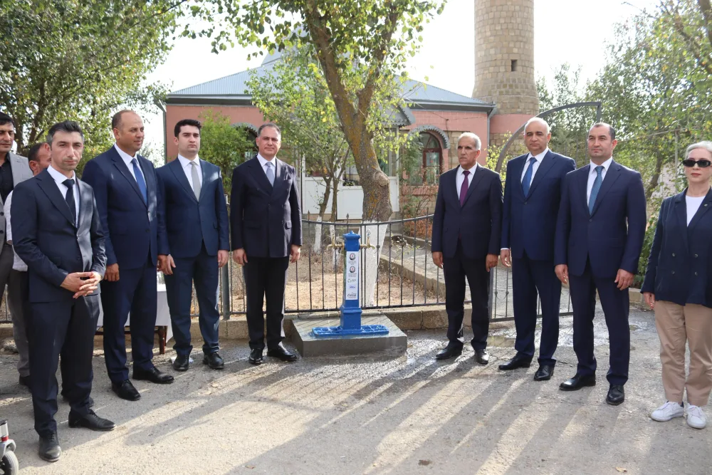 Bu kənddə 100-dən artıq evə içməli su verildi - FOTO