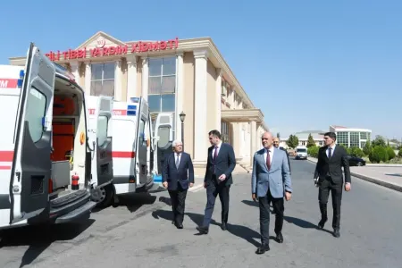 Naxçıvanda təcili tibbi yardım xidməti yenilənir - FOTO