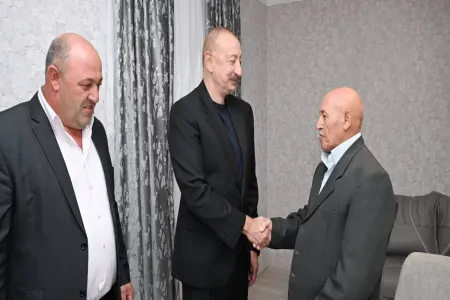 Azərbaycan Prezidenti Xocavənd rayonunun Qırmızı Bazar qəsəbəsində olub