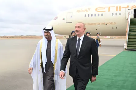 BƏƏ Prezidenti Azərbaycanda rəsmi səfərdədir - FOTO