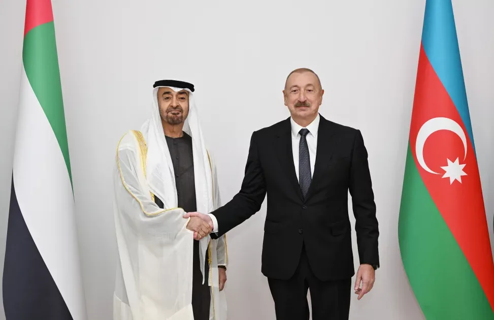 İlham Əliyev ərəb həmkarını Şuşada belə qarşıladı - FOTO