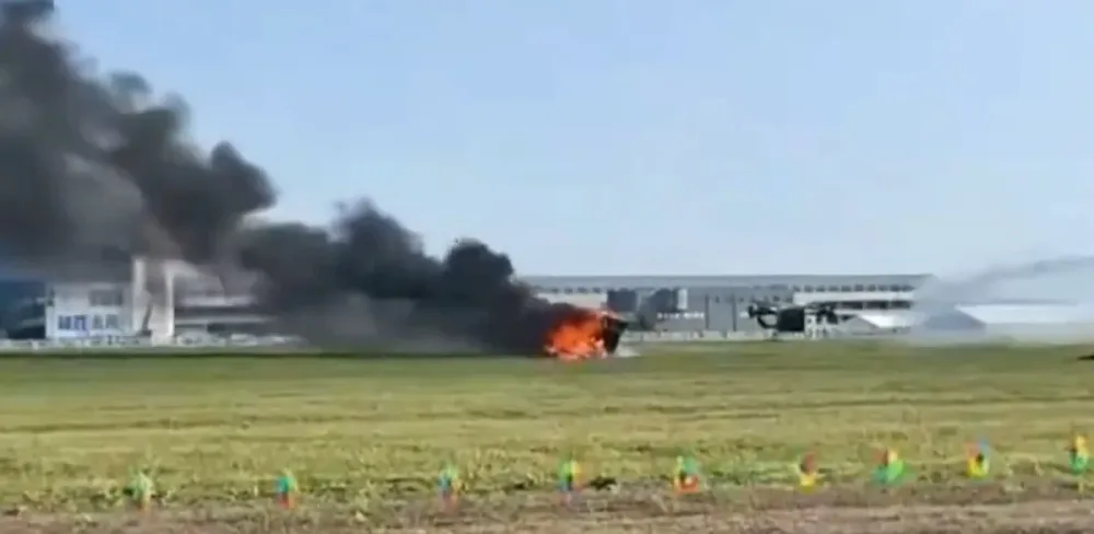 Havada iki avtomobil toqquşdu