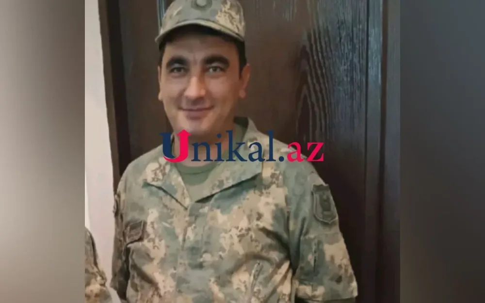 Hərbçi yol qəzasında öldü - FOTO