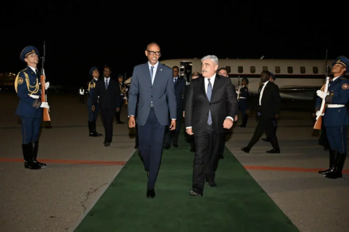 Ruanda Prezidenti Azərbaycana səfərə gəldi