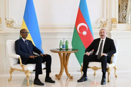 İlham Əliyev Ruanda Prezidentini qəbul etdi