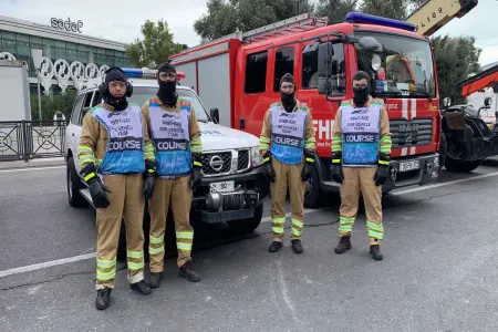 "Formula-1"də xüsusi təyinatlı nəqliyyat vasitəsiləri - xidmətdədir - FOTO