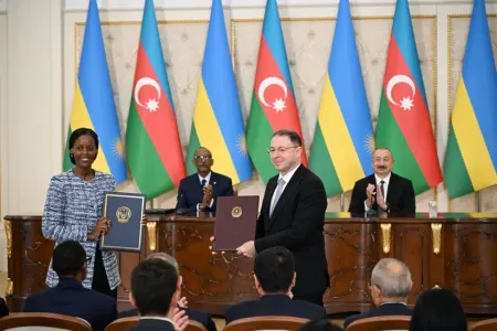 Azərbaycan və Ruanda arasında 5 sənəd imzalandı