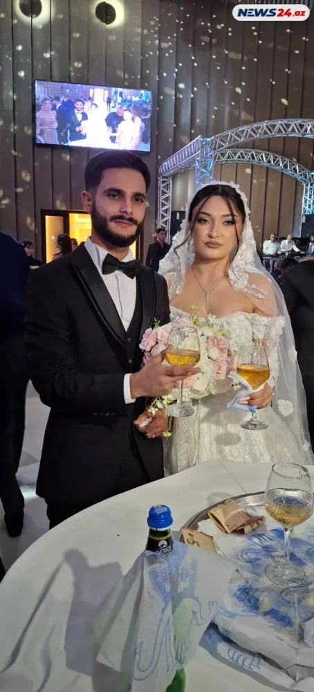 Şəhid bacısı ilə qazi ailə həyatı qurdu – - Toydan görüntülər