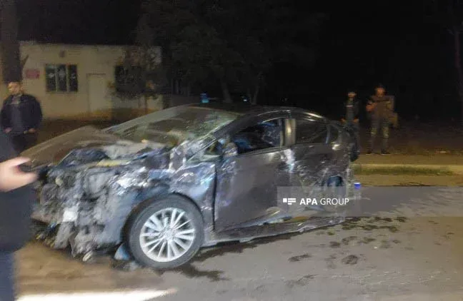 Gəncədə zəncirvari qəza - Xəsarət alanlar var