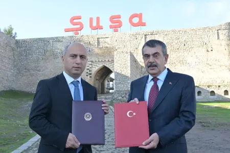 Qarabağda nazirlər arasında sazişlər imzalandı - Fotolar
