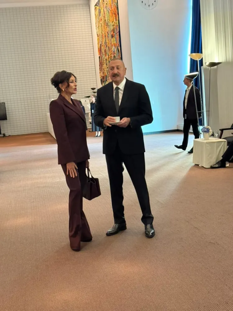 Prezident və xanımı BMT-nin mənzil-qərargahında - Fotolar