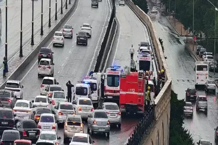 Prospektdə AĞIR QƏZA - ölən var