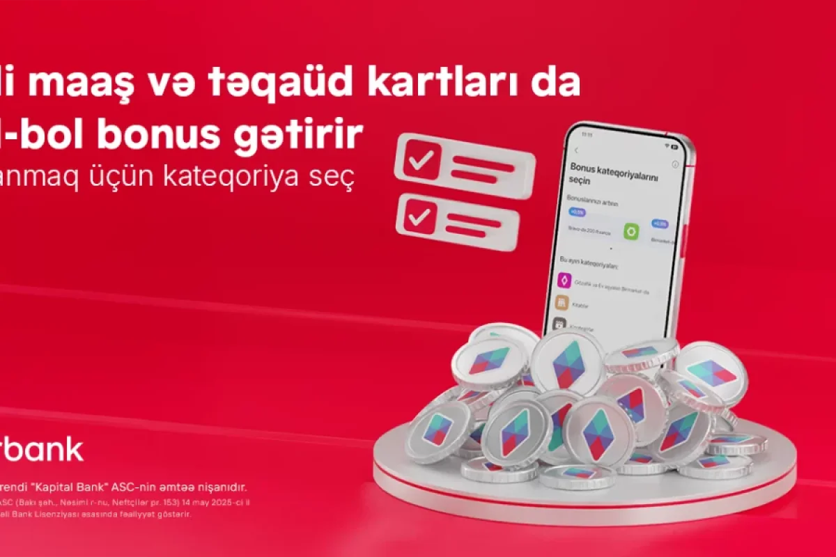 Əməkhaqqı və təqaüd kartlarında bonuslar dövrü başlayır