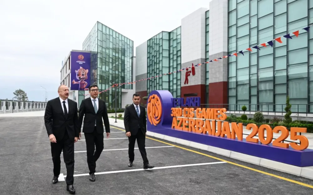 Prezident Yevlaxda açılış etdi - Foto