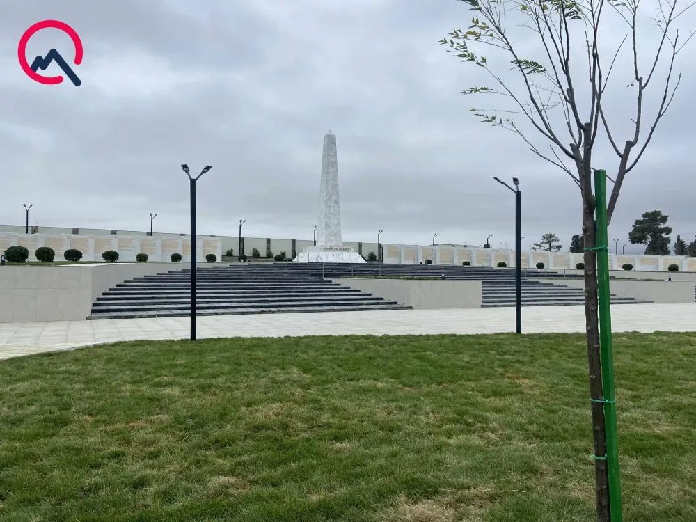 44 metrlik Zəfər abidəsinin açılışı - Fotolar