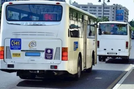 Daha bir marşrut xəttinin avtobusları yenilənir