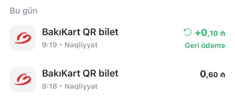 Gedişhaqqı 50 qəpik olduğu avtobuslarda 10 qəpik artıq ödədilər - Foto