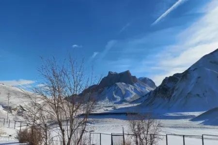 Kəlbəcər və Şahdağa - qar yağdı