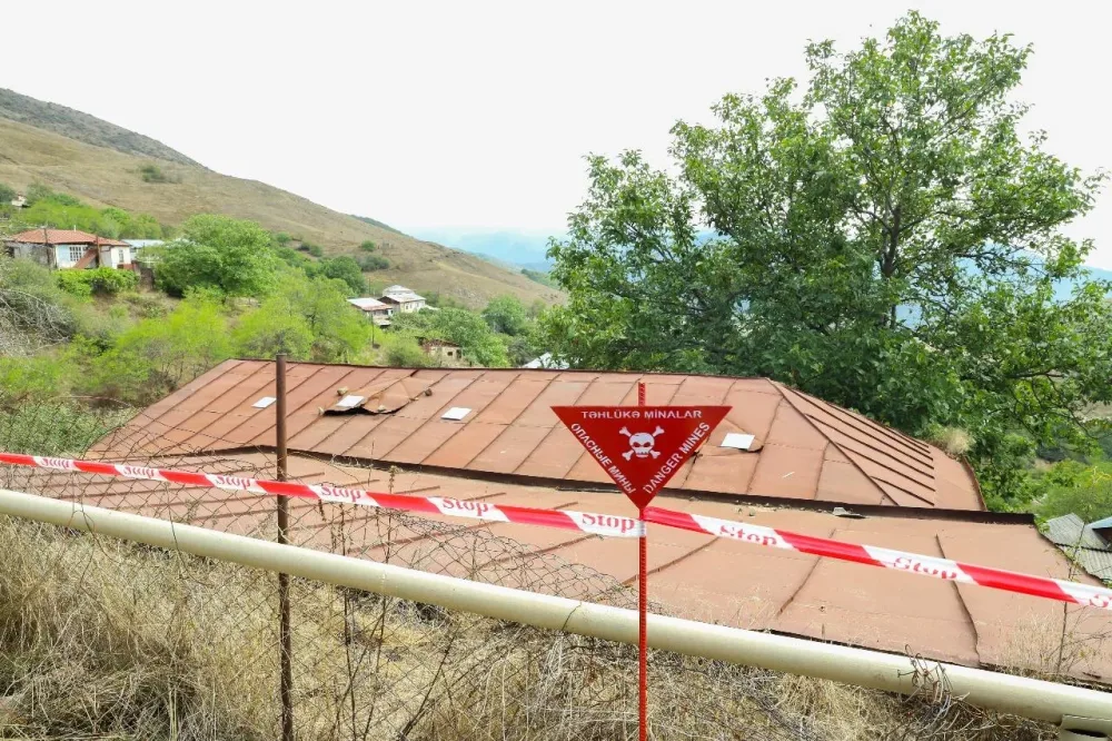 Şuşada evdə partlayıcı tələ aşkarlandı - FOTO