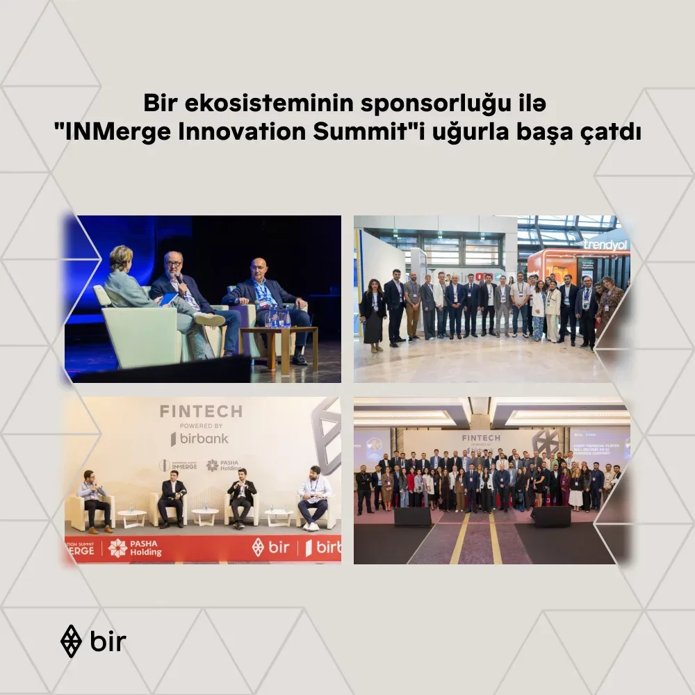 Bir ekosisteminin sponsorluğu ilə “INMerge” İnnovasiya Sammiti uğurla başa çatdı