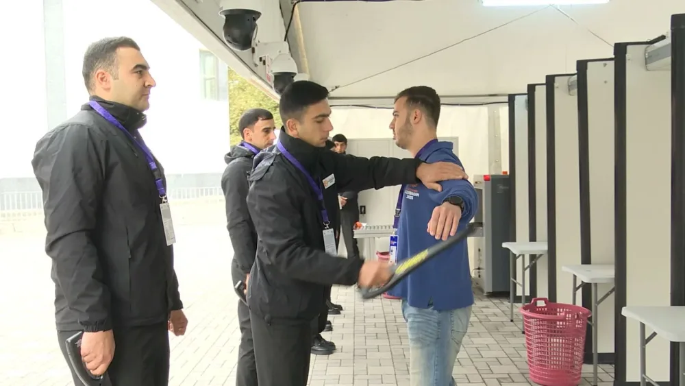 Şəkidə polis fasiləsiz xidmət aparır - Video