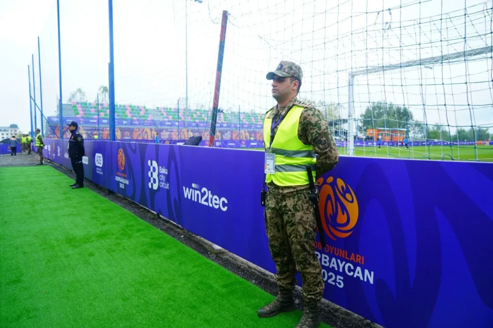 DİN-in əməkdaşları III MDB oyunları ilə bağlı fasiləsiz rejimdə çalışır - Fotolar