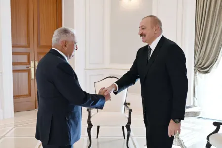 Prezident Binəli Yıldırımı qəbul etdi - FOTO