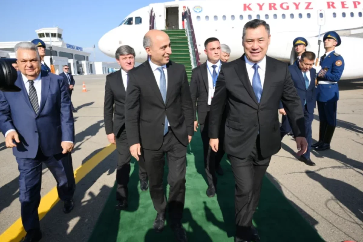 Qırğızıstan Prezidenti Qəbələdə