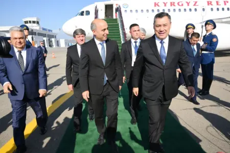 Qırğızıstan Prezidenti Qəbələdə