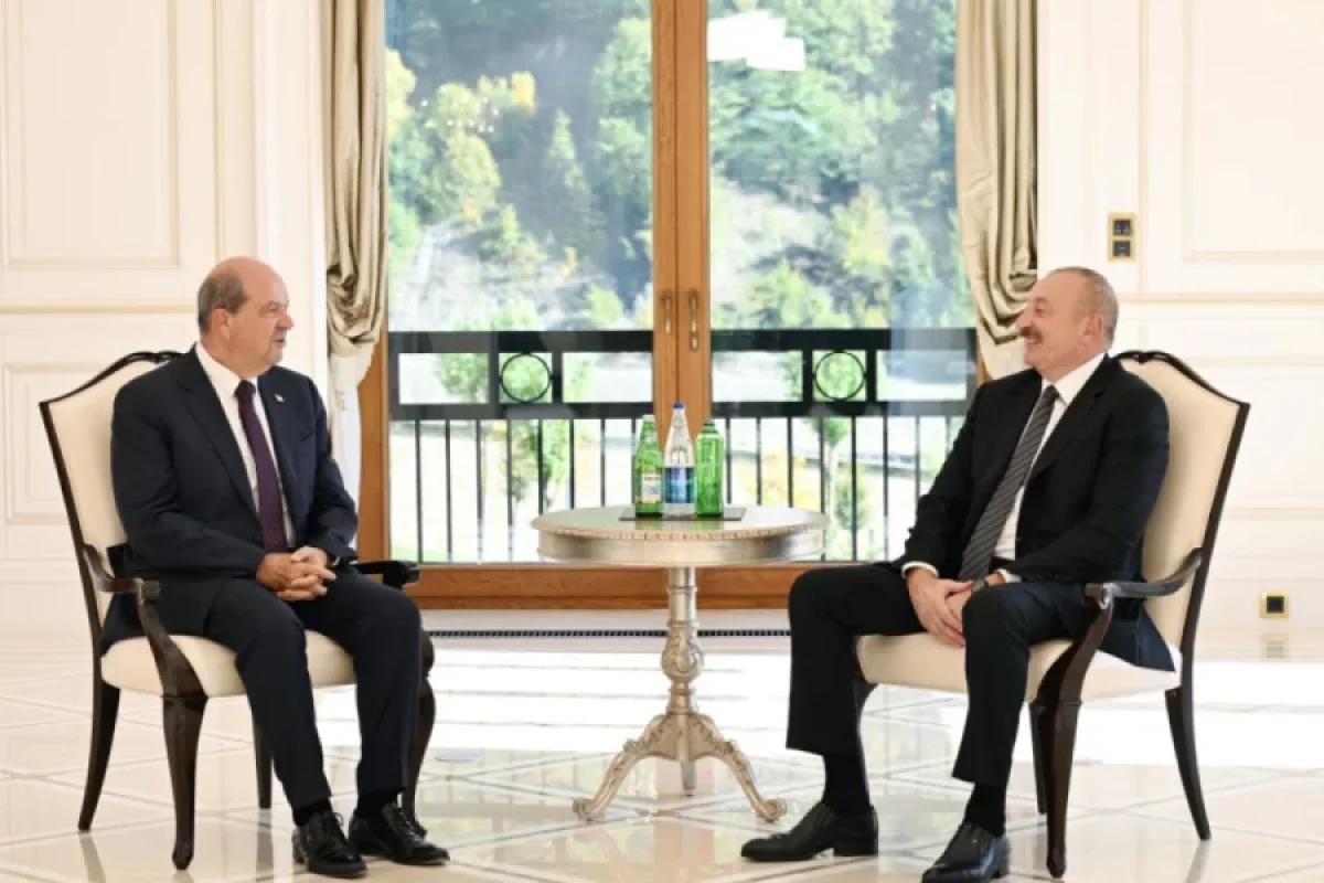 İlham Əliyev Qəbələdə Ersin Tatarla görüşdü