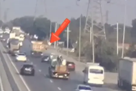 "Chevrolet" piyadanı vurub öldürdü - Anbaan video