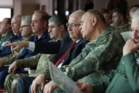 Kərim Vəliyev Türkiyədə “Atəş Sərbəst-2025” təlimini izlədi - FOTO