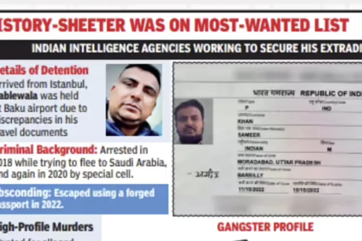 Axtarışda olan hindistanlı Bakıda saxlanıldı