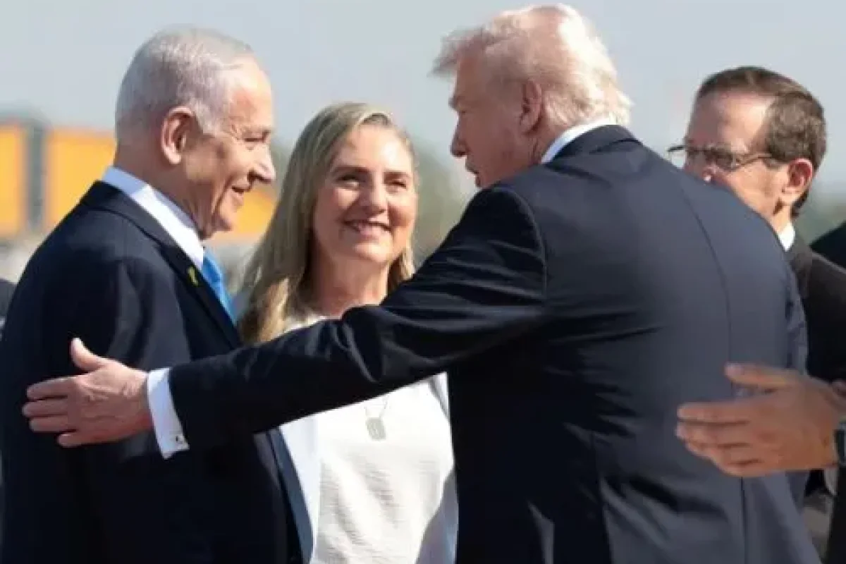 Donald Tramp İsraildədir - Foto