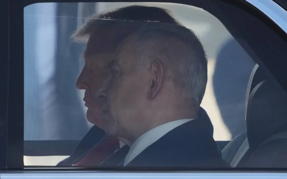 Donald Tramp İsraildədir - Foto