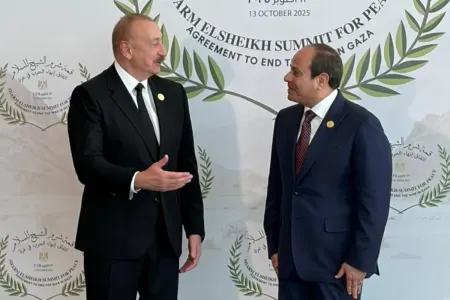 İlham Əliyev Yaxın Şərq Sülh Sammitində iştirak edir - YENİLƏNİB + FOTO VİDEO