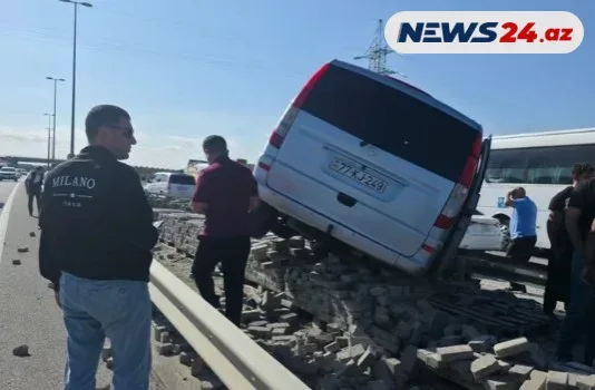 Bakıda ağlasığmaz qəza – - GÖRÜNTÜLƏR