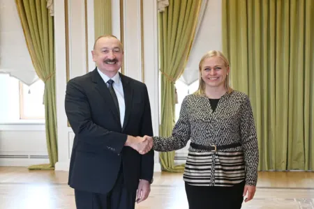 Prezident İlham Əliyev ATƏT sədrini qəbul etdi - Yeniləndi - Foto