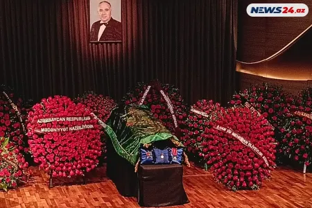 Ramiz Quliyev dəfn olundu - Foto