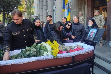 Ukraynada həlak olan azərbaycanlı hərbçi dəfn edildi - Video