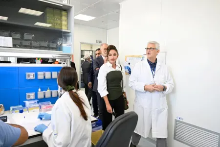 Mehriban Əliyeva “Bambino Gesu” xəstəxanasında - Foto
