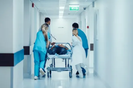 Sumqayıtda yıxılaraq başı daşa dəyən kişi öldü