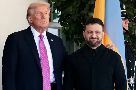 Trampla Zelenski Ağ Evdə görüşdü - Video+Yenilənib