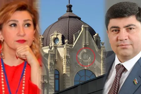 O da atası kimi adını villasına həkk etdirib - Foto