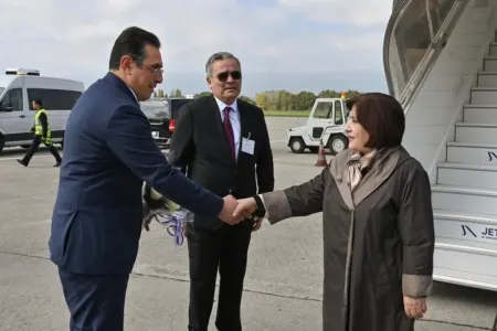 Sahibə Qafarova İsveçrəyə getdi