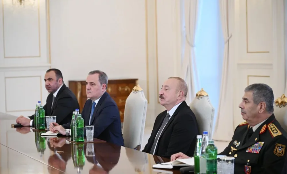 İlham Əliyev ABŞ rəsmisini qəbul etdi - Fotolar