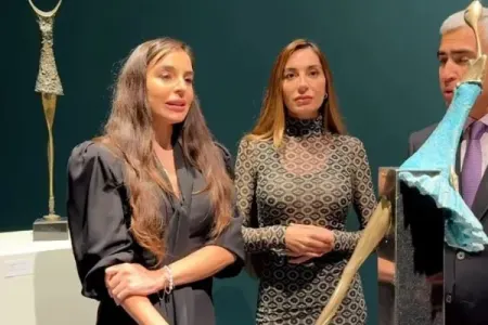 Leyla Əliyeva “Q Gallery Berlin”dən paylaşım etdi - VİDEO