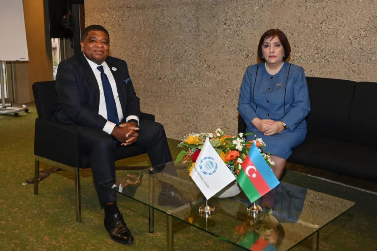 Sahibə Qafarova PAİ-nin baş katibi ilə görüşdü