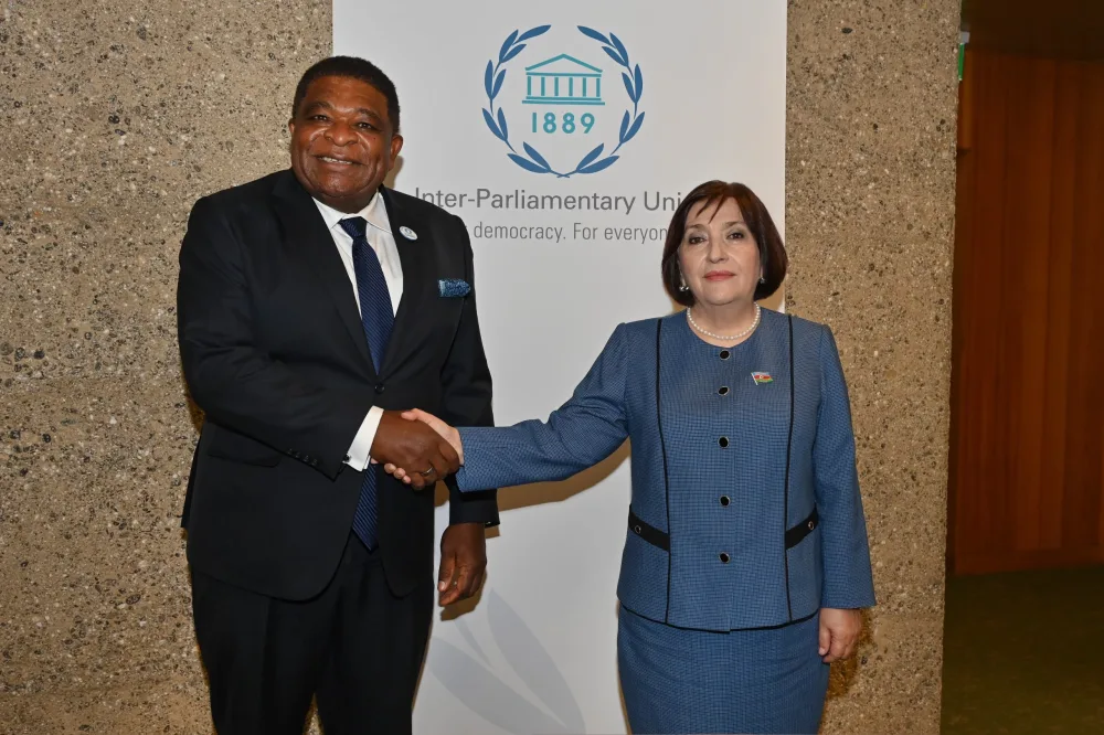 Sahibə Qafarova PAİ-nin baş katibi ilə görüşdü